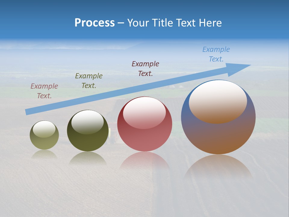 A Rocky Field Of Potatoes In The High Country Of Idaho Being Planted By A Gps Guided Tractor. PowerPoint Template