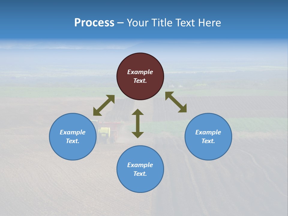 A Rocky Field Of Potatoes In The High Country Of Idaho Being Planted By A Gps Guided Tractor. PowerPoint Template
