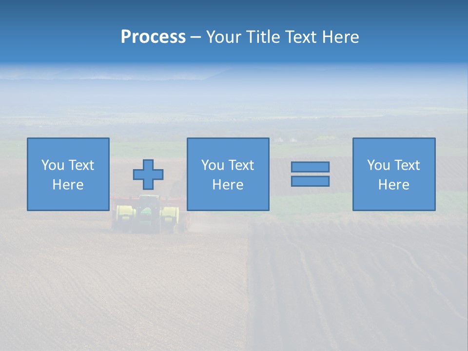 A Rocky Field Of Potatoes In The High Country Of Idaho Being Planted By A Gps Guided Tractor. PowerPoint Template