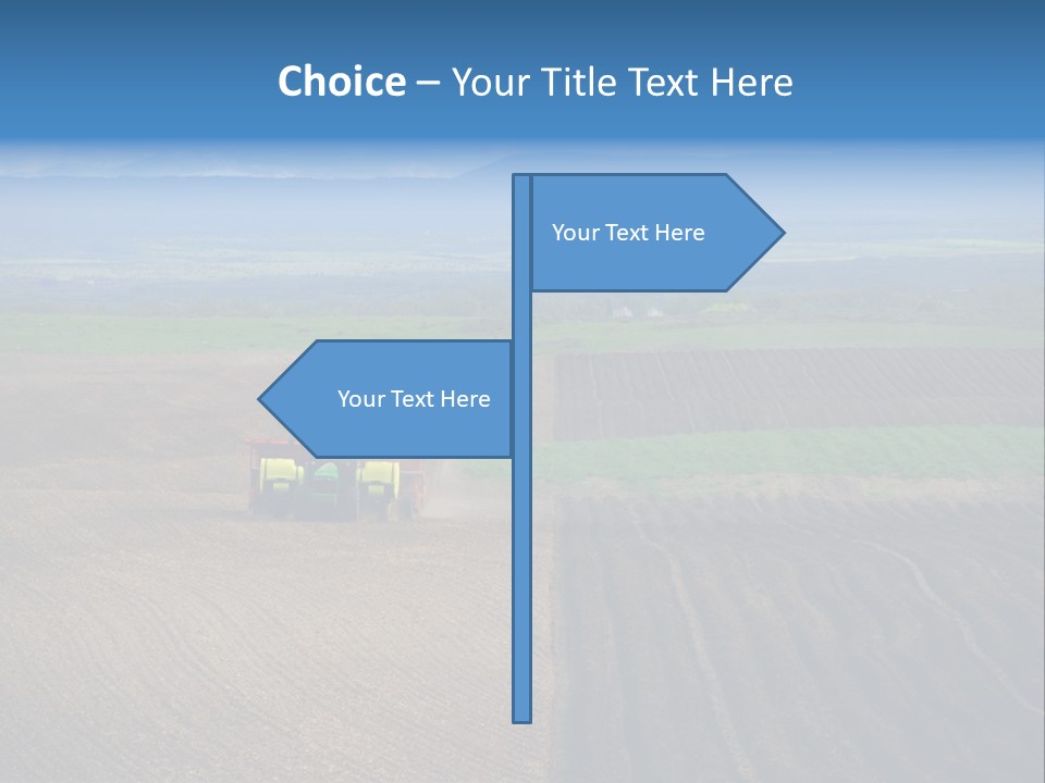 A Rocky Field Of Potatoes In The High Country Of Idaho Being Planted By A Gps Guided Tractor. PowerPoint Template