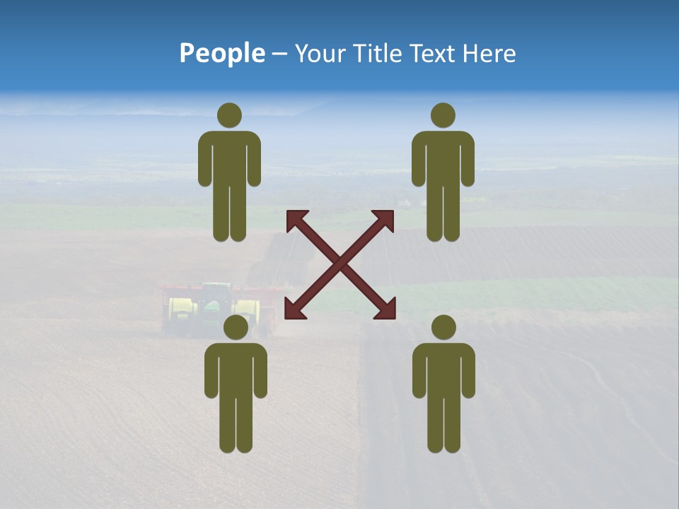 A Rocky Field Of Potatoes In The High Country Of Idaho Being Planted By A Gps Guided Tractor. PowerPoint Template