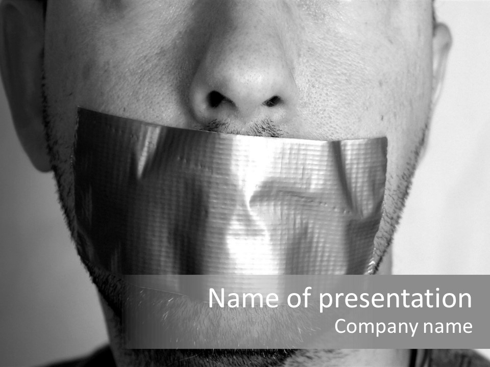 Silence PowerPoint Template