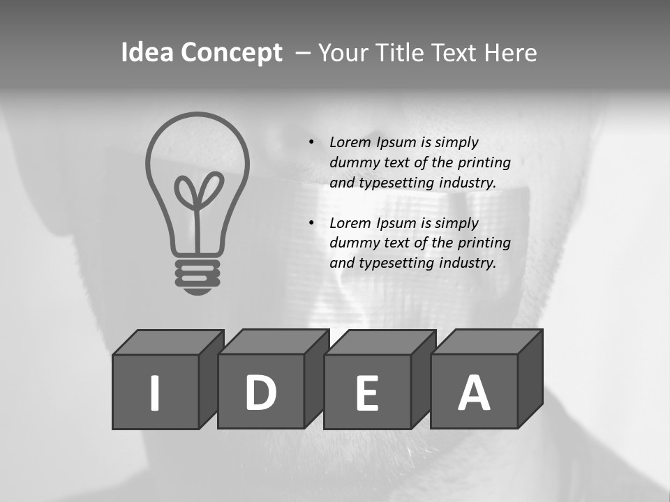 Silence PowerPoint Template