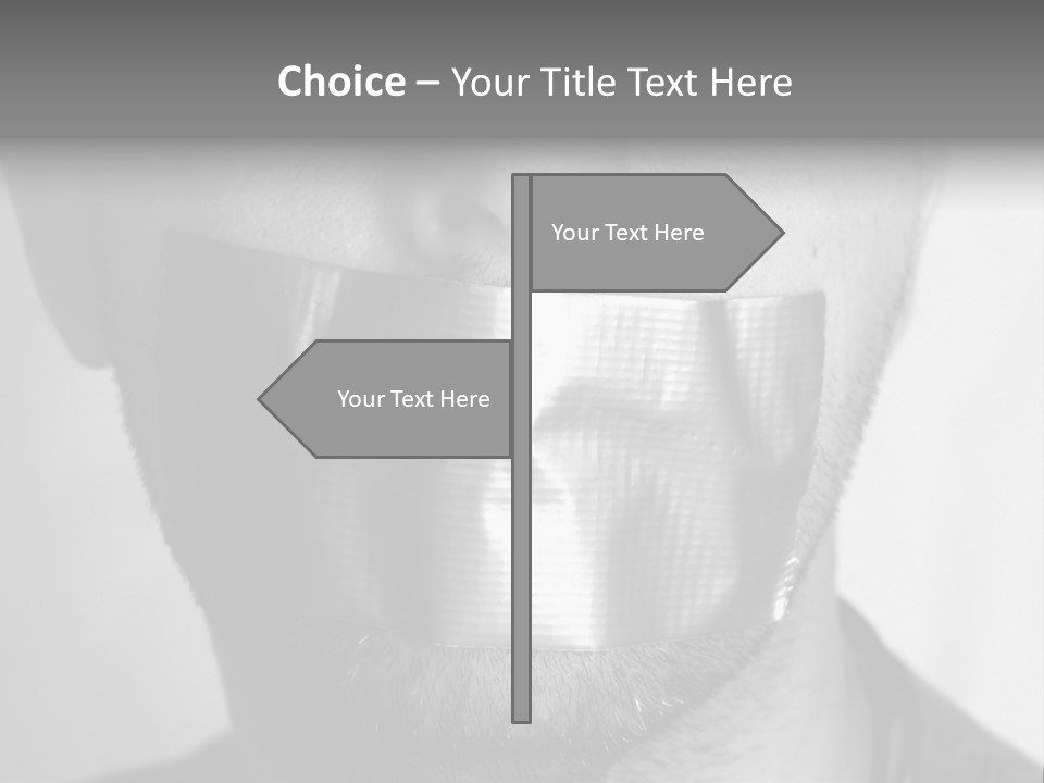 Silence PowerPoint Template