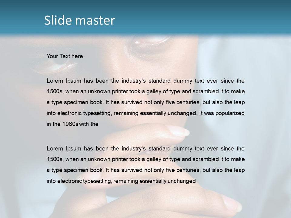 Portrait Of A Young Nurse Looking Unhappy And Tired PowerPoint Template