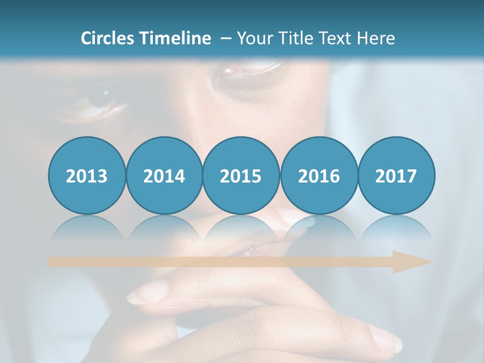 Portrait Of A Young Nurse Looking Unhappy And Tired PowerPoint Template