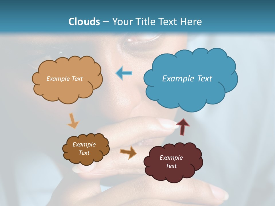 Portrait Of A Young Nurse Looking Unhappy And Tired PowerPoint Template