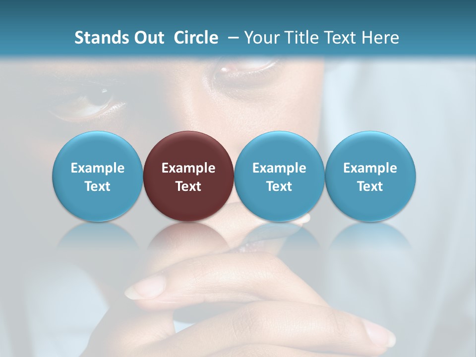 Portrait Of A Young Nurse Looking Unhappy And Tired PowerPoint Template