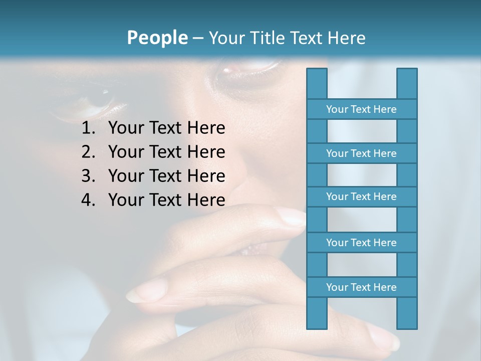 Portrait Of A Young Nurse Looking Unhappy And Tired PowerPoint Template