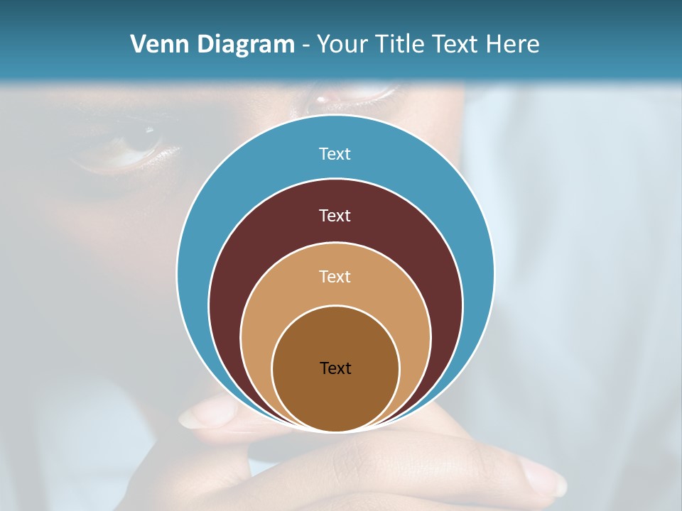 Portrait Of A Young Nurse Looking Unhappy And Tired PowerPoint Template