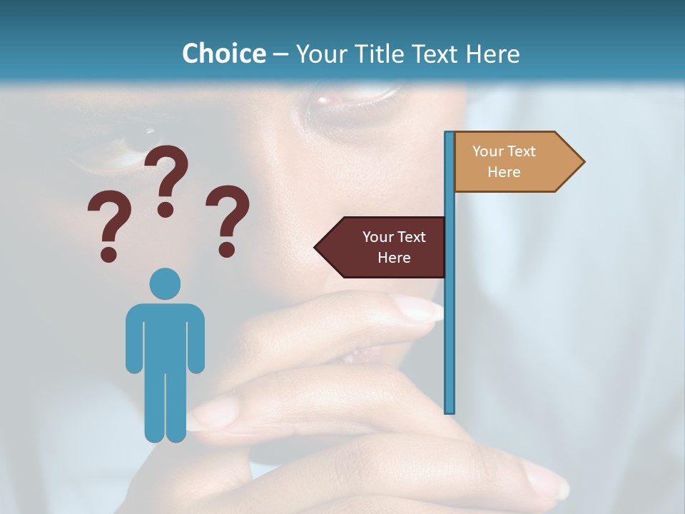 Portrait Of A Young Nurse Looking Unhappy And Tired PowerPoint Template