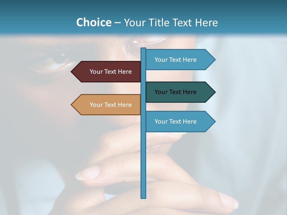 Portrait Of A Young Nurse Looking Unhappy And Tired PowerPoint Template