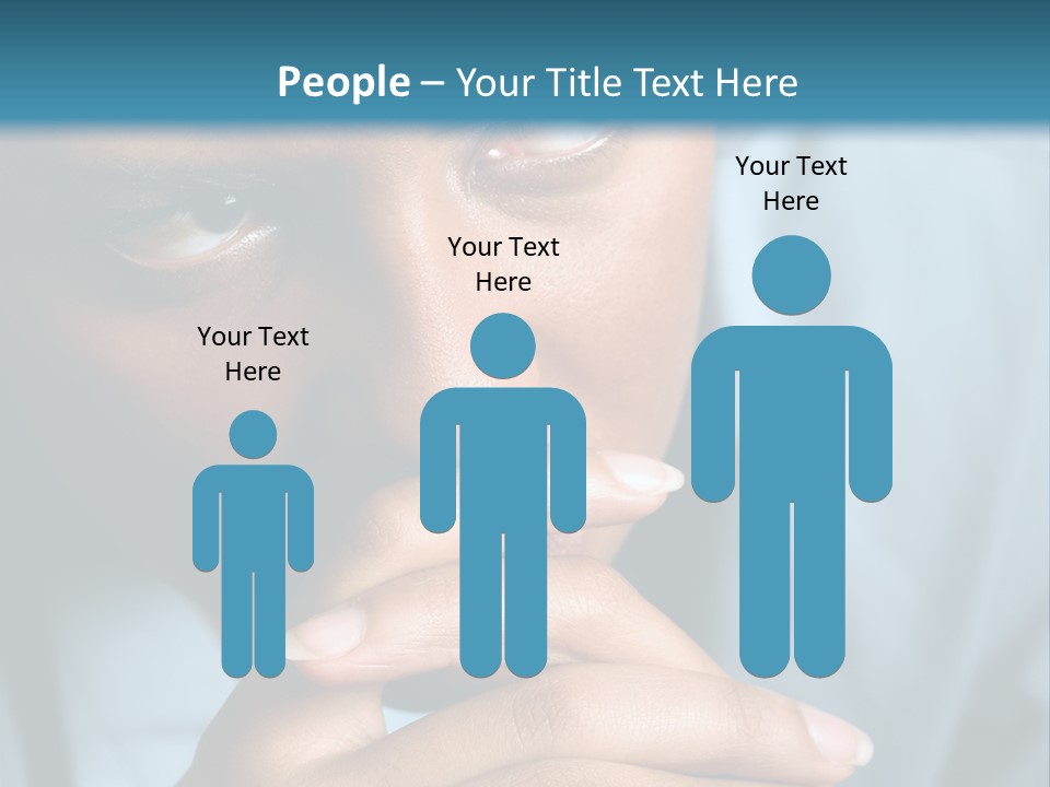 Portrait Of A Young Nurse Looking Unhappy And Tired PowerPoint Template