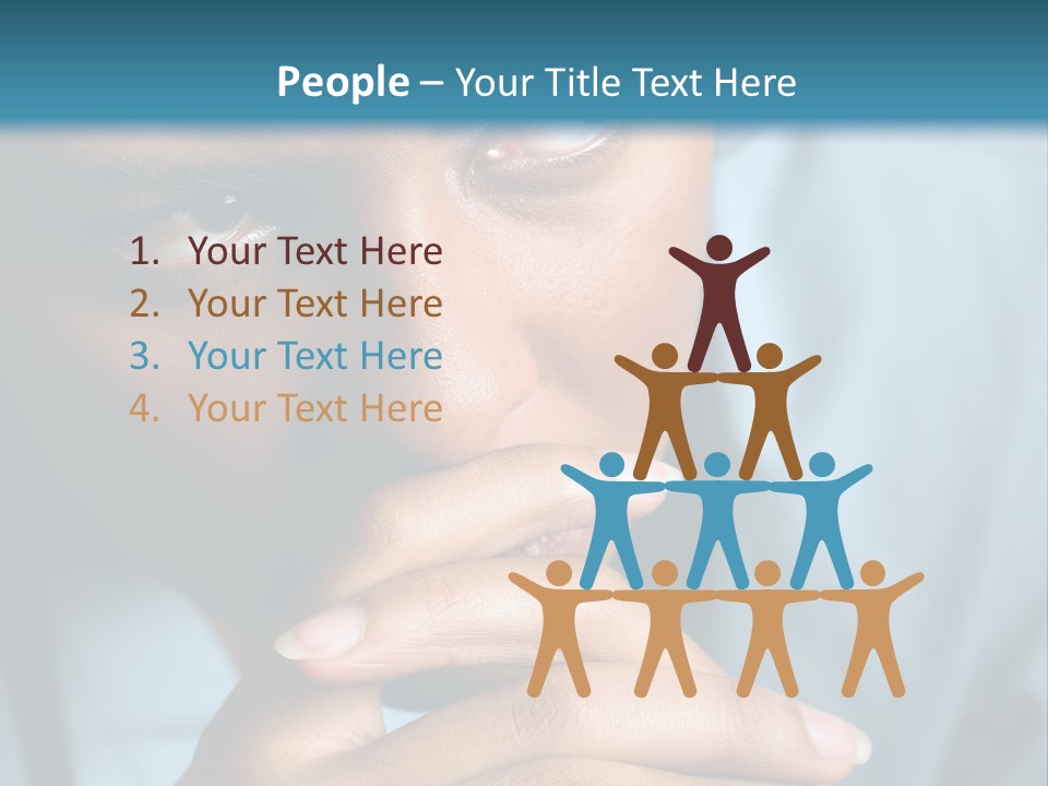 Portrait Of A Young Nurse Looking Unhappy And Tired PowerPoint Template