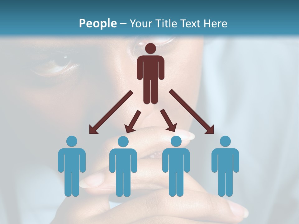 Portrait Of A Young Nurse Looking Unhappy And Tired PowerPoint Template