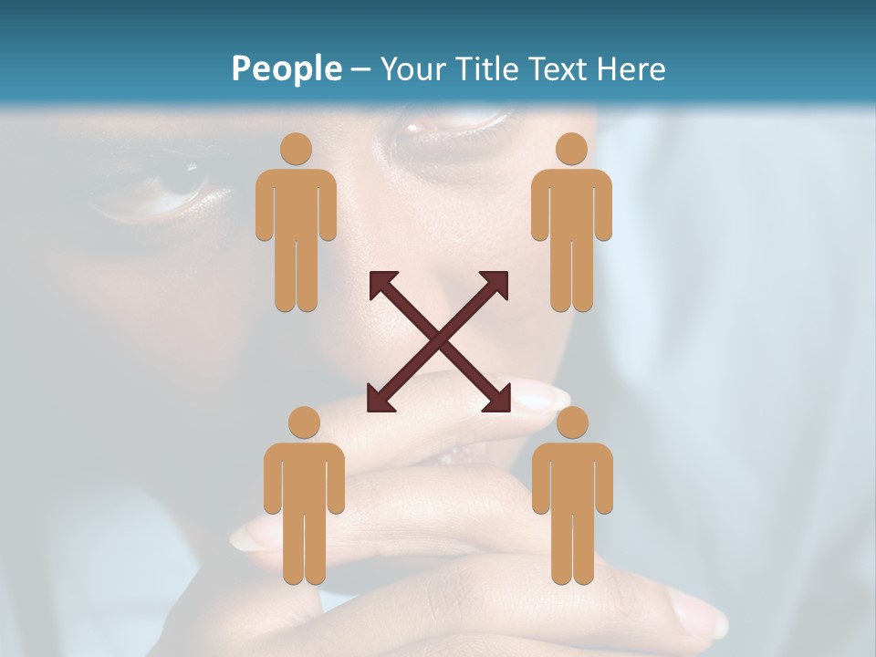 Portrait Of A Young Nurse Looking Unhappy And Tired PowerPoint Template