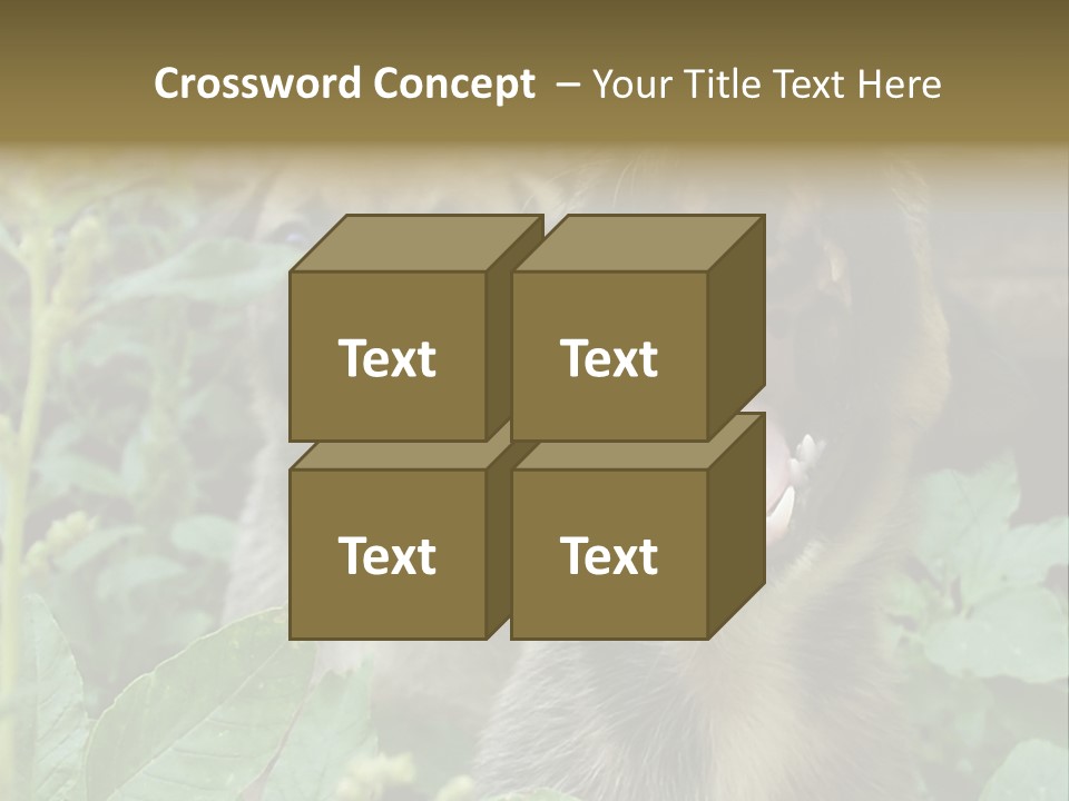 Big Yawn PowerPoint Template