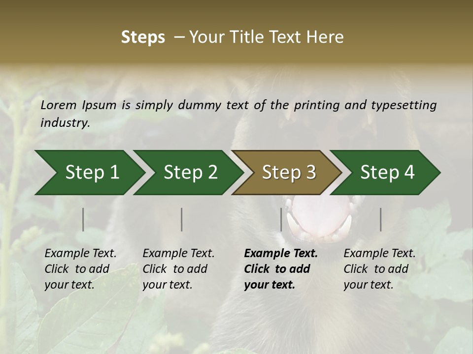 Big Yawn PowerPoint Template