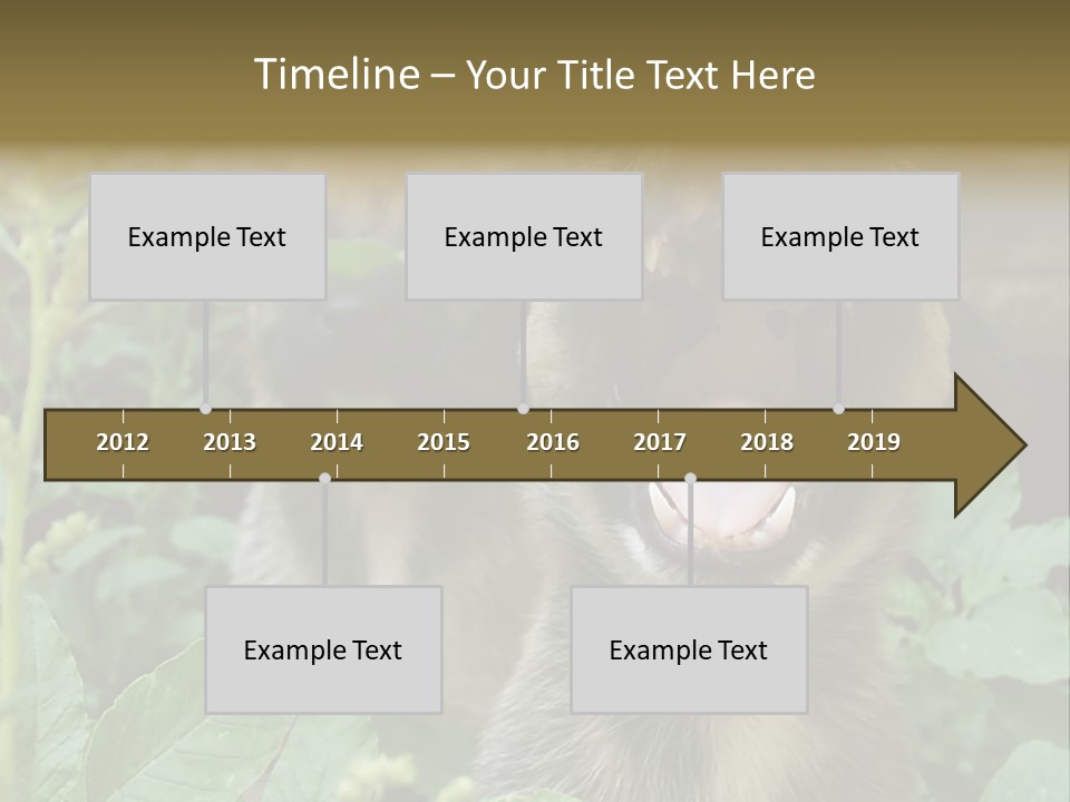 Big Yawn PowerPoint Template