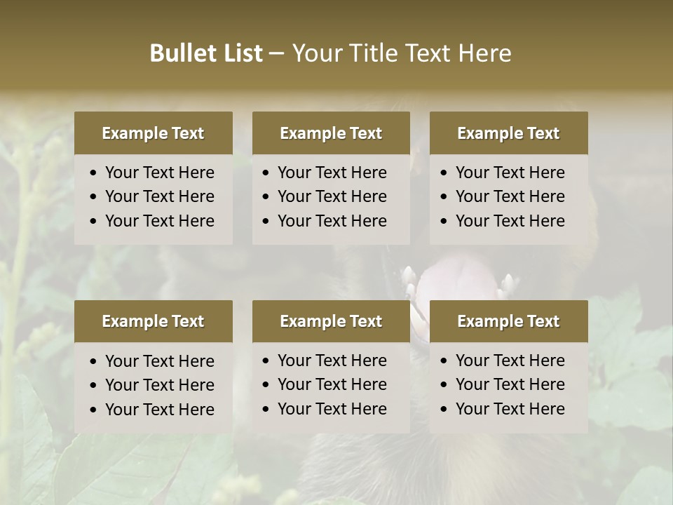 Big Yawn PowerPoint Template