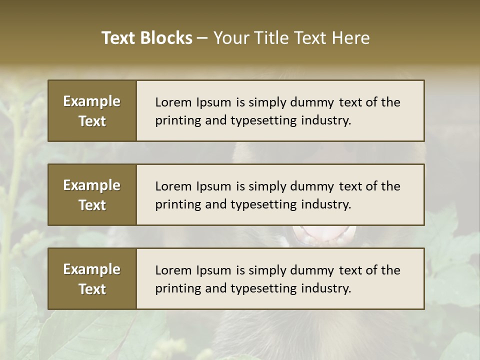 Big Yawn PowerPoint Template