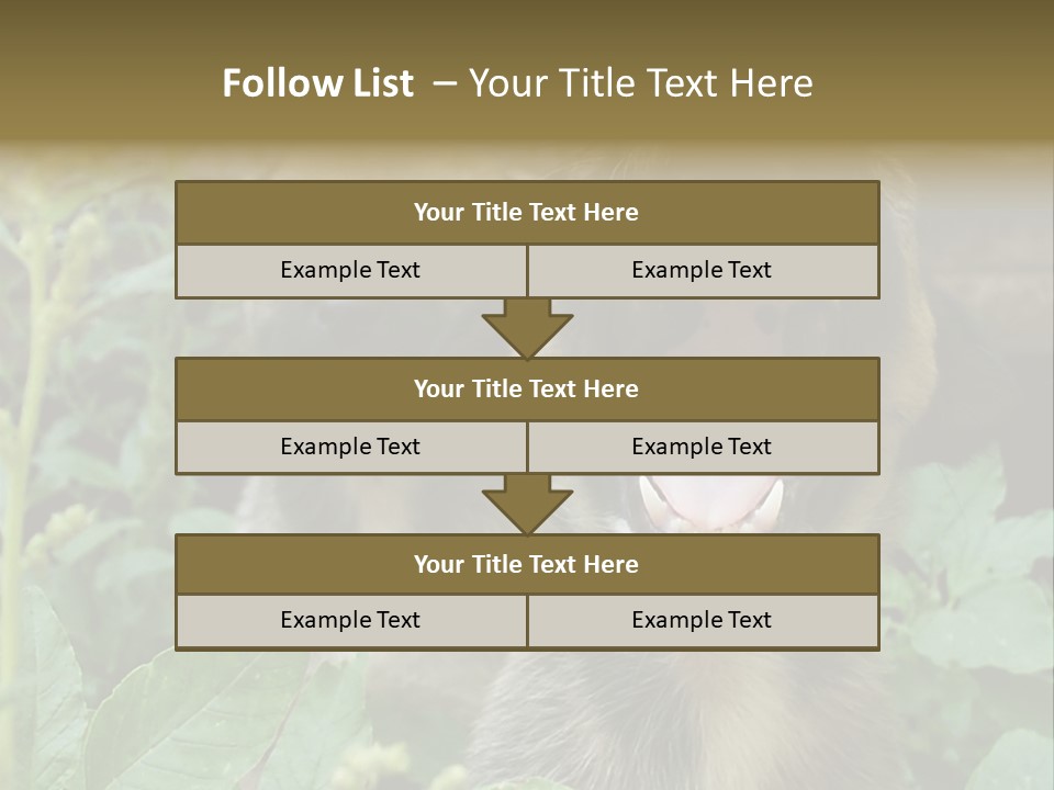 Big Yawn PowerPoint Template