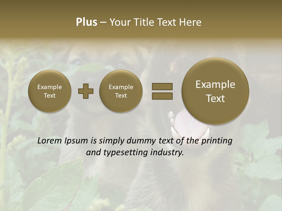 Big Yawn PowerPoint Template