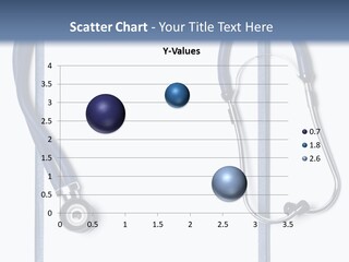 Medical Clipboard With Blank Paper For Messages And A Stethoscope PowerPoint Template