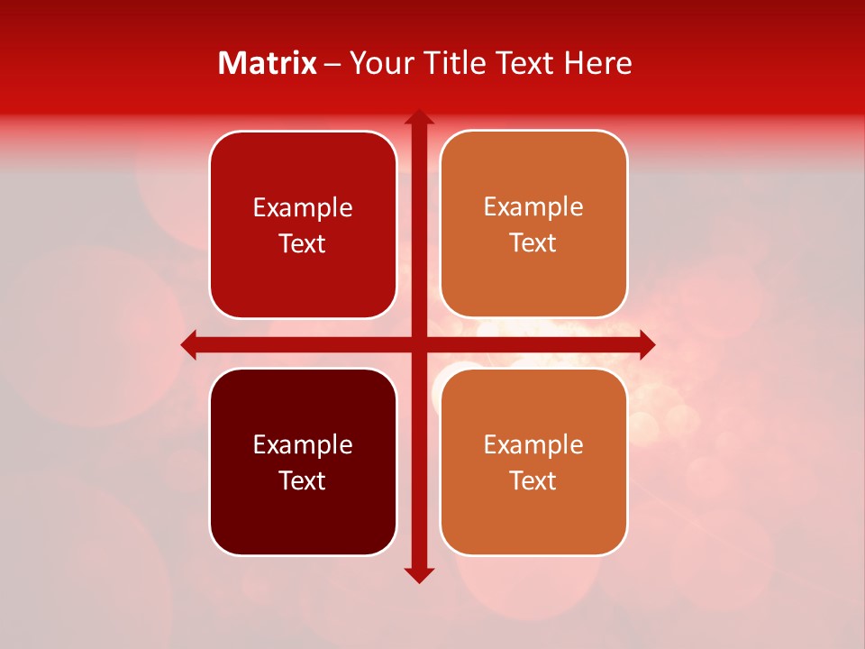 Red Bubbles PowerPoint Template