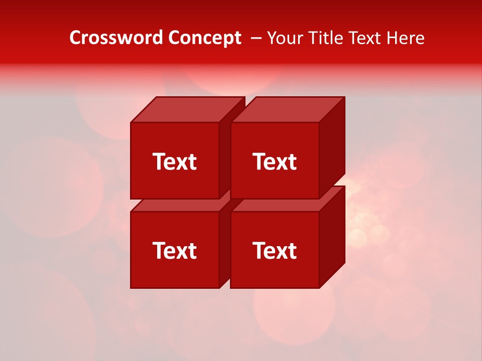 Red Bubbles PowerPoint Template