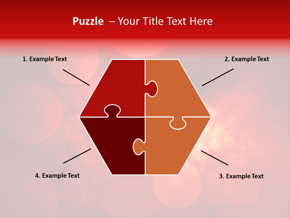 Red Bubbles PowerPoint Template