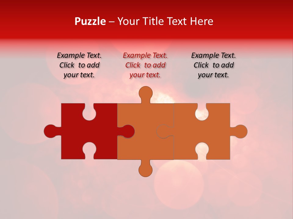 Red Bubbles PowerPoint Template