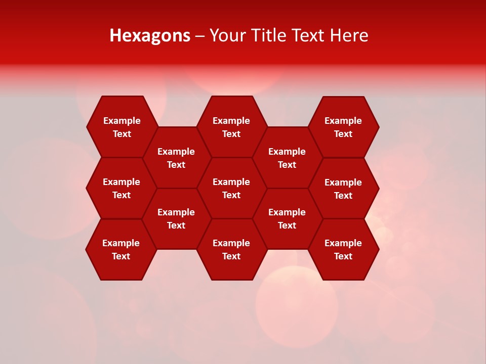 Red Bubbles PowerPoint Template