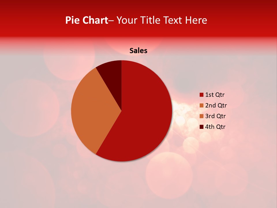 Red Bubbles PowerPoint Template