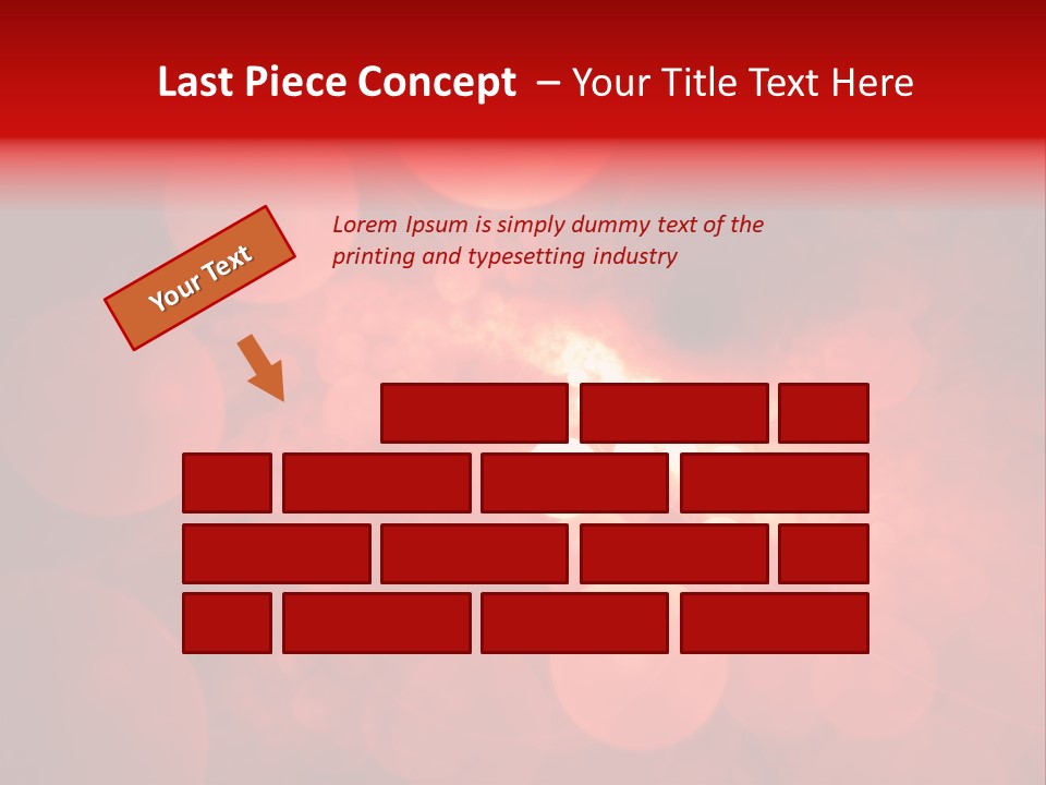 Red Bubbles PowerPoint Template