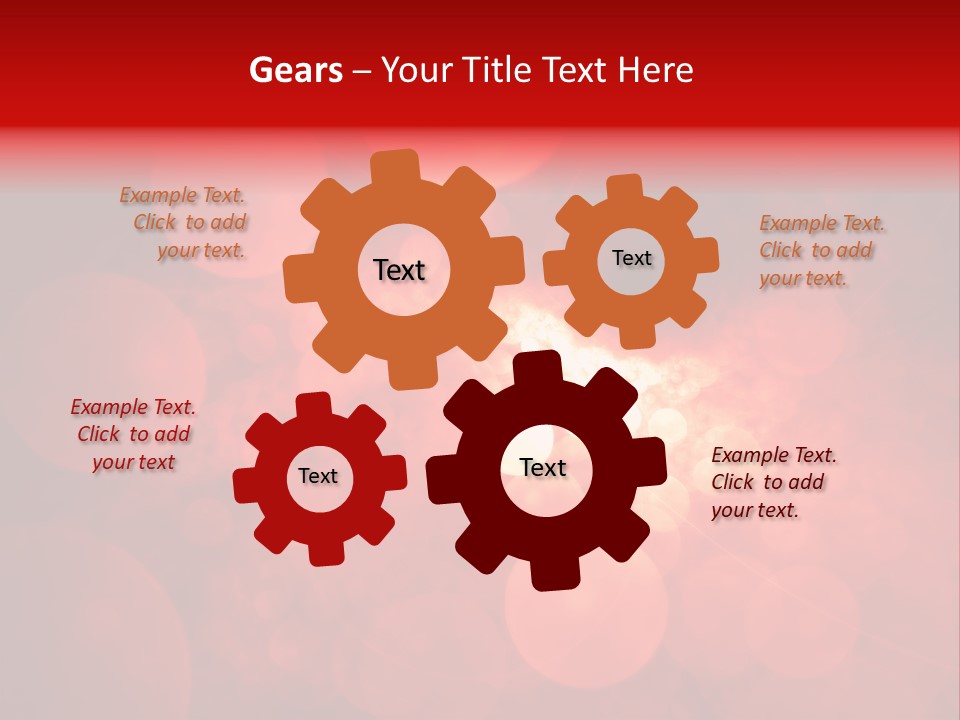 Red Bubbles PowerPoint Template