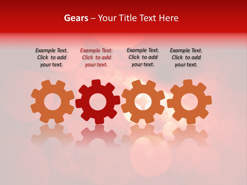 Red Bubbles PowerPoint Template