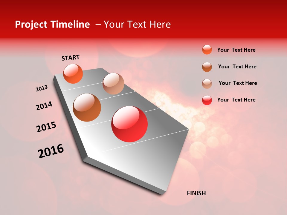 Red Bubbles PowerPoint Template