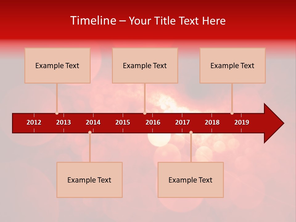 Red Bubbles PowerPoint Template