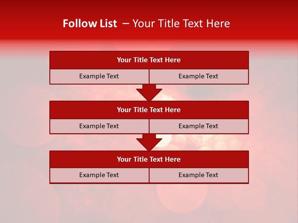 Red Bubbles PowerPoint Template