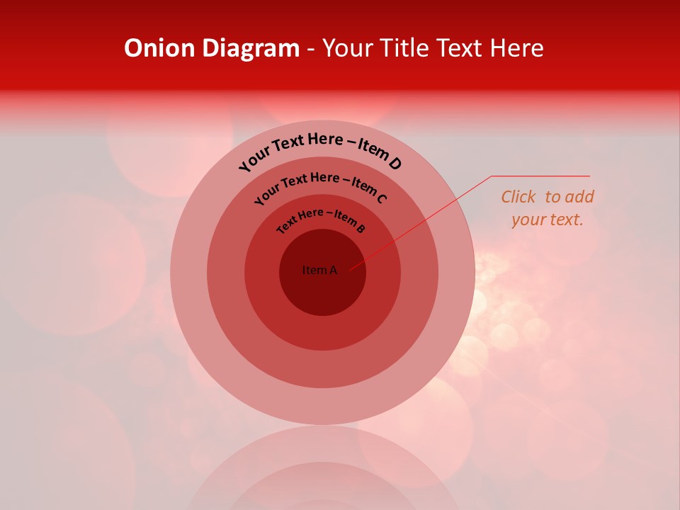 Red Bubbles PowerPoint Template