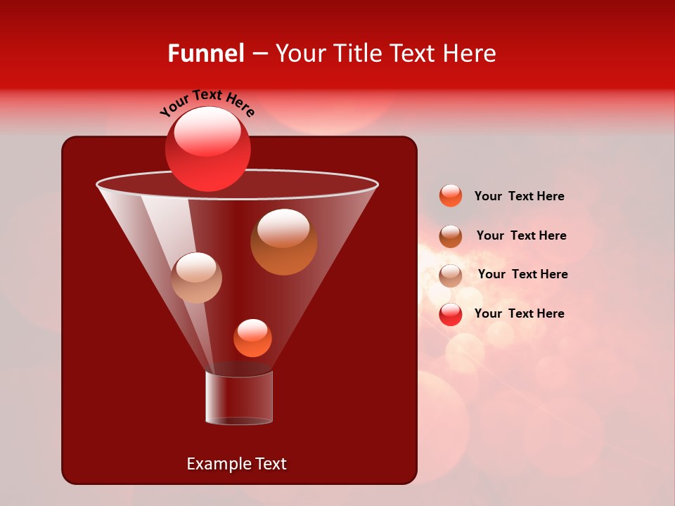 Red Bubbles PowerPoint Template