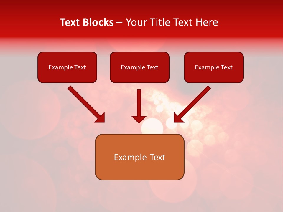 Red Bubbles PowerPoint Template