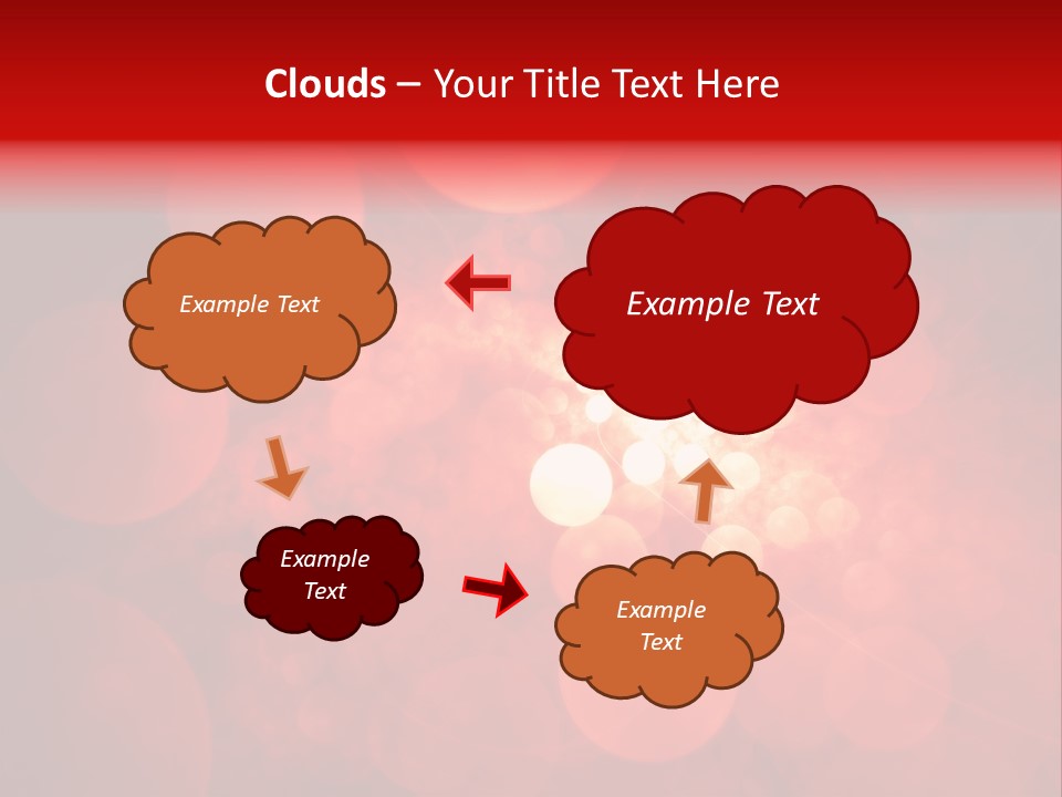 Red Bubbles PowerPoint Template