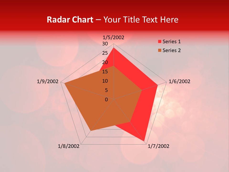 Red Bubbles PowerPoint Template