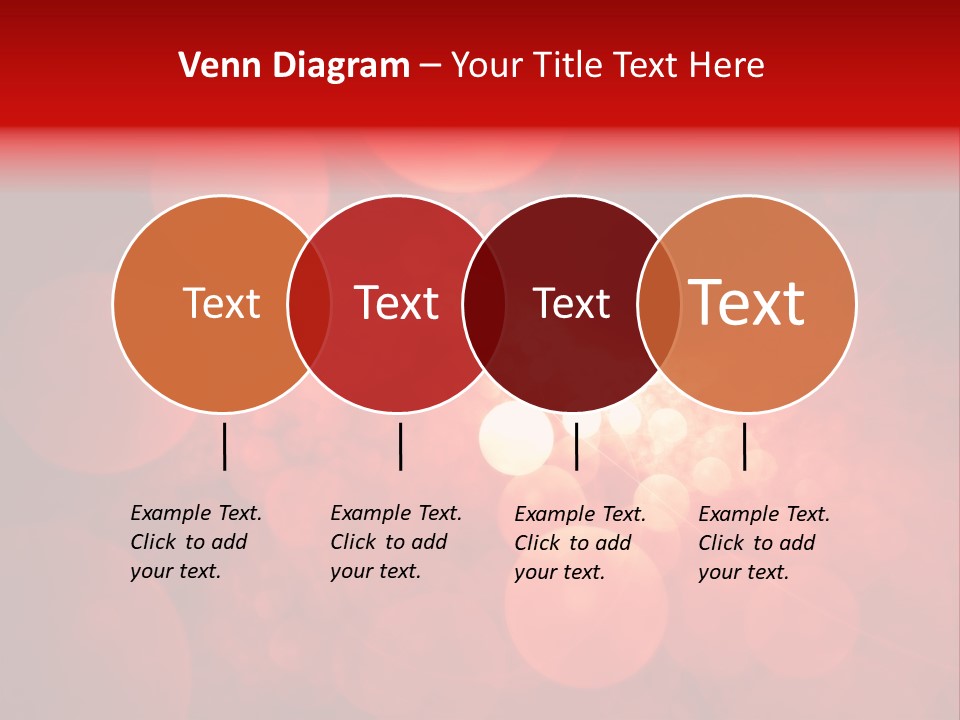 Red Bubbles PowerPoint Template