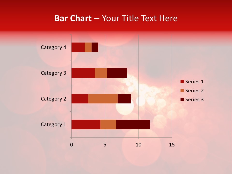 Red Bubbles PowerPoint Template