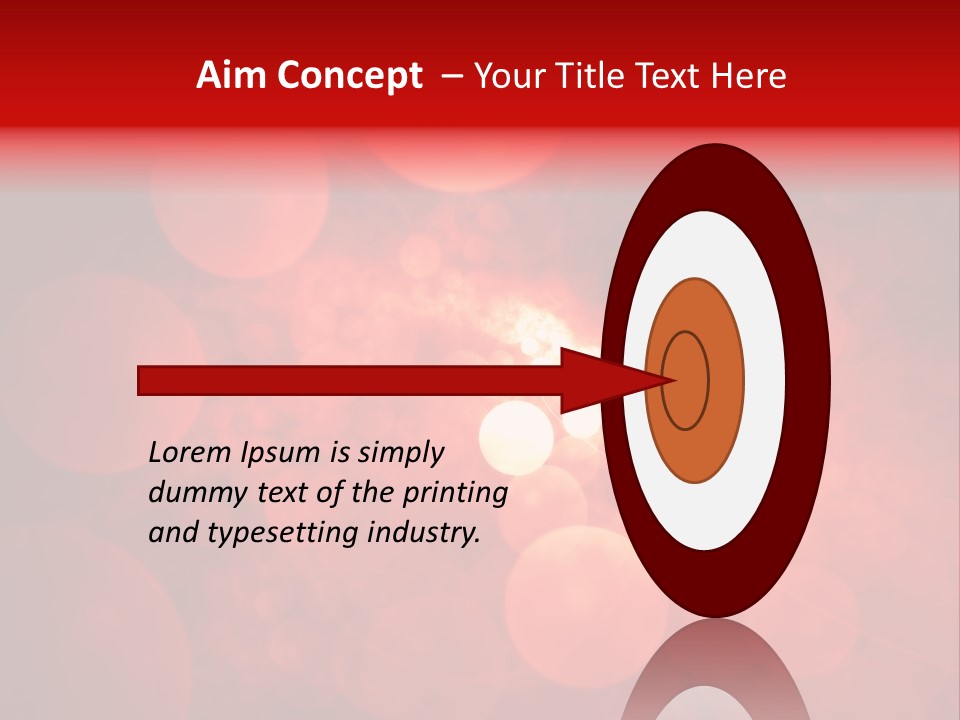 Red Bubbles PowerPoint Template