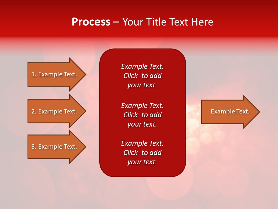 Red Bubbles PowerPoint Template