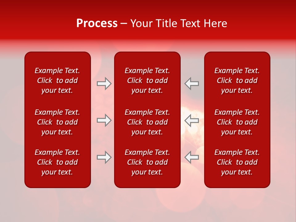Red Bubbles PowerPoint Template